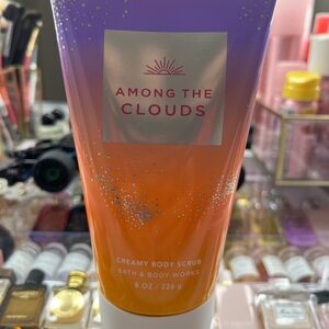 Bath & Body Works Among the Clouds Body Scrub - Purple and Orange